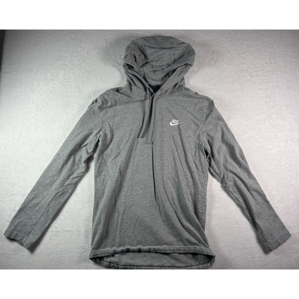 Nike Mens Sportswear Pullover Hoodie Grey Size S BV2654-071